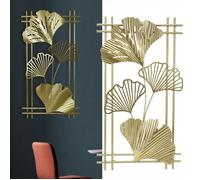 sculpture murale en feuille d'or Décoration murale en métal doré Décoration murale en feuille d'or linge decoration - Vvikizy