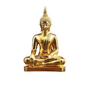 Sculptures décoratives à Collectionner pour Ornements combinés en résine, Statues de Bouddha thaïlandais, décoration de Salon, ameublement Artisanal, Longueur 22 x Largeur 12 x Hauteur 35 cm