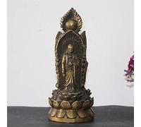 Sculptures Statues Ornements Figurine Figurines De Collection Collection De Trois Saints Bouddhas À Trois Faces Occidentaux Décorations De Bureau Figure Décorative Sculpture Statue