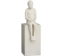 Sculture décoration d'intérieur THE DREAMER 21,5 cm, blanc, grès, Kähler