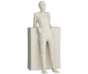 Sculture décoration d'intérieur THE HEDONIST 22 cm, blanc, grès, Kähler
