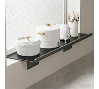 Scumlovy Extension de rebord de fenêtre, plaque d'extension de rebord de fenêtre, fenêtre pour plantes, étagère sans perçage, légère, imperméable, pour cuisine, bureau, salle de bain