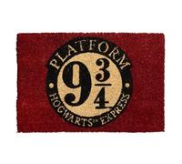 SD Toys Paillasson Harry Potter Platform 9 3/4 – Fibre de coco, vinyle antidérapant 60×40 cm – Grenat