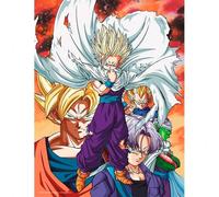 SD TOYS Poster Cristal - Heroes vs Cell - Dragon Ball Z - 30x40 cm - Décoration Murale Anime