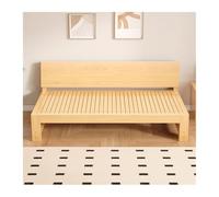 SDA287MZ Ergonomique Lit gigogne en Bois Massif, Extensible, Pliable et Multifonctionnel, Double Usage, de Petite Taille, à épissure Simple(Moyen)