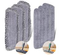 SDARISB Lot de 6 serpillères de Rechange en Microfibre pour Nettoyage du Sol, lavables, réutilisables, compatibles avec Toutes Les serpillères à vaporiser et à dévoiler