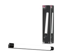 Sdb Applique Orgon 700mm 10,5w 1400lm 3000k Prise Intégrée Noir Ip44 230v