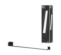 Sdb Applique Quasar 700mm 10,5w 1400lm 3000k Noir Ip44 230v