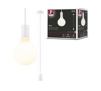 Sdb Suspension Ravi E27 Max60w D80mm Métal Blanc 230v Ip44 Sans Ampoule