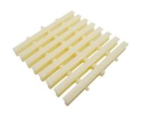 SDCFFC Lot de 5 grilles de Piscine à emboîter et couvercles de caniveaux en Plastique pour allées, balcons et douches - Largeur : 25 cm - Protection Anti-débordement