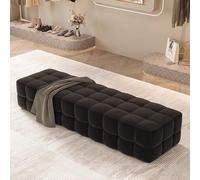 SDFdcgjSR Tabouret d'entrée, Banc Ottoman en Velours, Banc d'entrée avec siège rembourré, extrémité intérieure du de lit for Chambre à Coucher