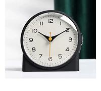 SDFsdfdS Réveil, Petit réveil Silencieux 4 Pouces veilleuse et Fonction Rappel(Black)