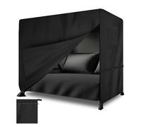 SDLDEER Housse de protection pour balancelle hollywoodienne - 210 x 125 x 170 cm - Résistante à l'hiver - 3 à 4 places - Résistante à la déchirure - Tissu Oxford - Pour meubles de jardin, balançoire