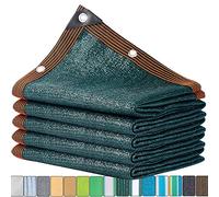 SDLLG Filet de Jardin - avec œillets - Vert - D - 1,5 x 10 m - en polyéthylène Haute densité - Protection Contre Le Vent - Filet d'ombrage - Filet de Protection UV - pour Jardin, Terrain de Sport