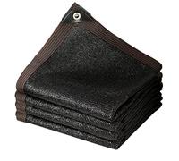 SDLLG Filet d'ombrage avec œillets - Noir - 1 x 3 m - Voile d'ombrage à 90% - en polyéthylène Haute densité - Respirant, rafraîchissant - Filet de Protection Contre Le Vent - pour Balcon