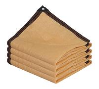 SDLLG Filet d'ombrage d'extérieur avec œillets - Voile d'ombrage à 90% - en polyéthylène Haute densité - Jaune-B - 1,5 x 3 m - Filet d'ombrage - Filet de Protection UV - Perméable à l'air