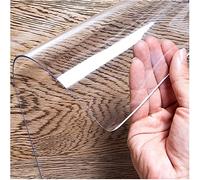 SDLLG Film de Table Transparent de 2 mm - Nappe Transparente en PVC - 35 x 40 cm - Film de Protection pour Le Contact avec Les Aliments - Film imperméable - Résistant à l'huile