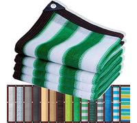 SDLLG Voile d'ombrage avec œillets - Filet d'ombrage avec 90% d'ombrage - Filet de Protection UV - 1 x 7 m - 15 Couleurs - Convient pour Votre Jardin, Protection Solaire, Brise-Vue, clôture