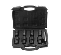 Sdlnklm 9 Pièces Extracteur d'Écrous Pack Douilles Déserreur Enlèvement Vis Grippées Acier CR V Marquage Clair avec Tige d'Éjection Transport Adaptée pour