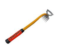 Sdlnklm Arracheur de Mauvaises Herbes, Binette Râteau Manuel, Extracteur Cultivateur Sol Ergonomique en Acier Manganèse, Adapté pour Jardinage Familial, 6 Dents