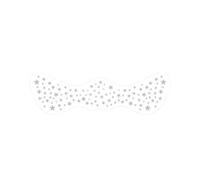 Sdlnklm Autocollant Visage Imperméable Autocollant Visage Sticker Visage Décalcomanie Visage Tatouage Temporaire Effet Scintillant Longue Durée Texture Légère, Motif QBLT-002 Étoiles