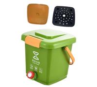 Sdlnklm Bac à Compost pour Déchets de Cuisine, Poubelle, Capacité de Plus Stable, Facile à Nettoyer, Bac de Compostage et de Recyclage, Conteneur à COM, s
