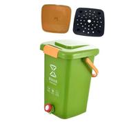 Sdlnklm Bac à Compost pour Déchets de Cuisine, Poubelle, Capacité de Plus Stable, Facile à Nettoyer, Bac de Compostage et de Recyclage, Conteneur à COM, XL