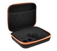 Sdlnklm Boîte de Rangement Huiles Essentielles Coffret Organisateur Étanche EVA Rangement Pratique Grande Capacité Résistant à L'Usure Adaptée à La Maison Dép, Orange