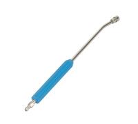 Sdlnklm Buse d'Extension Nettoyeur Haute Pression Lance Rallonge Embout en Acier Inoxydable 40cm avec Manchon de Prise Antidérapant Raccord Rapide et M14 pour, Bleu, 55 Cm