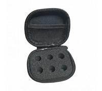 Sdlnklm Ensemble de 5 Boîtes à Compartiments Multiples, étuis pour Flacons, Boîtes de Rangement, étuis Rigides, étuis à Fermeture éclair, Format Coquille, 2 pièces