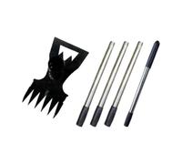 Sdlnklm Kit de Désherbage Manuel 5 Pièces, Conception Légère, Outil de Désherbage Multifonctionnel, Antirouille, Facile à Transporter, Adapté Au Jardinage