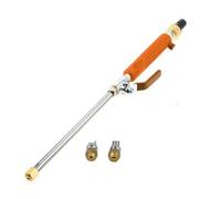 Sdlnklm Nettoyeur Haute Pression Lance Buse Jet Pulvérisateur Réglable Construction Aluminium et Laiton pour Débit Concentré et Rinçage Large Adapté au Lavage, Orange