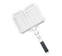 Sdlnklm Panier à Griller, Ustensile de Cuisine, Pince à Griller, Panier à Griller Portable à Double Paroi, Accessoire de Cuisine pour Le Camping, et