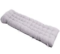 SDNAM Capuchon Antidérapante et Bande Réglable for Intérieur Extérieur Coussin de Chaise Longue, épaissir Bain de Soleil, Transat, Matelas for Transat Extérieure for Jardin, Terrasse, Balcon(Gray)