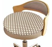 SDNAM Coussin/Galette de Chaise Ronde 40cm/35cm/30cm/45cm Antidérapants Coussin de Siège Rond Exterieur/Intérieur Coussin D'assise Rond Jardin, Cuisine, Bureau, Salle à Manger(H110,Diameter 35cm)