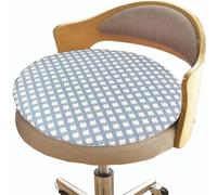 SDNAM Coussin/Galette de Chaise Ronde 40cm/35cm/30cm/45cm Antidérapants Coussin de Siège Rond Exterieur/Intérieur Coussin D'assise Rond Jardin, Cuisine, Bureau, Salle à Manger(H103,Diameter 30cm)