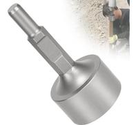 SDS HEX Terra Pilote pour poteaux - diamètre 105 x 220 mm - diamètre intérieur 85 mm - marteau de démolition Pilote pour poteaux pour la pose de poteaux en bois et de tubes