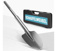 SDS Max Burin à pelle 110 x 450 mm Max Burin asphalte avec coffret en | Pour marteaux de démolition, burin Excavation Max pour maçonnerie, asphalte et sol