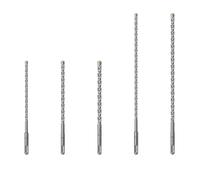 SDS plus une broche à marteau, Jeu d'embouts de marteau SDS Plus, multi-tailles, brique en pierre de béton de maçonnerie à pointe croisée en carbure, 2 à 9 pièces(One Size)