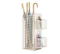 Sdtgrtht Porte-parapluie d'intérieur en métal sur pied Seau peu encombrant