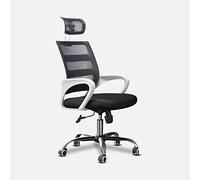 SDYdsgE Gamichair, Chaise de conférence Ergonomique avec Support Lombaire en Cuir synthétique et siège Travail réglable, Bureau for Cadre exécutif, Noire