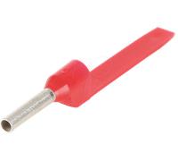 SE DZ5CA010D - Ferrule Linergy DZ5. Ø 1 mm², rouge, 1 pièces