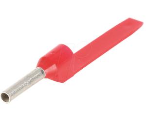 SE DZ5CA010D - Ferrule Linergy DZ5. Ø 1 mm², rouge, 1 pièces