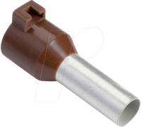 SE DZ5CA102 - Embout terminal Linergy DZ5. Ø 10 mm², marron, 1 pièce