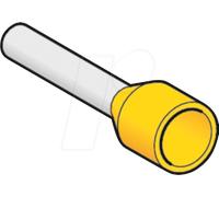 SE DZ5CE063D - Embout terminal Linergy DZ5. Ø 6 mm², jaune, 1 pièce