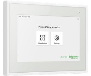 SE MTN6260-7770 - SpaceLogic KNX Touch IP 7 pouces, écran intelligent blanc