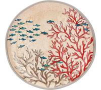 Sea Life by Rose & Tulipani Rose and Tulipani Lot de 10 assiettes plates 100% mélamine Beige 27 cm