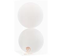 Sea Team - Lot de 2 boules de Noël en velours floqué grand format pour arbre de Noël, boules décoratives suspendues, décorations incassables en plastique pour sapin de Noël, guirlande, couronne, 150