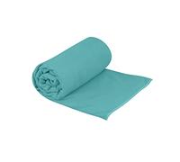 Sea to Summit Drylite Serviette en microfibre L - Serviette de bain - Finition daim super douce - Extra absorbante et à séchage rapide - Boucle de suspension et étui - Pour camping, gym et voyage - 60
