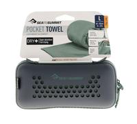 Sea to Summit Pocket L 120x60cm Serviette de bain L Gris